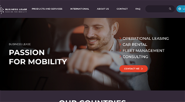 Business Lease Homepage website