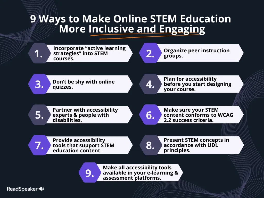 9 ways to make online STEM education more inclusive and engaging