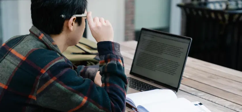 Young man uses ReadSpeaker and YuJa Panorama together for better academic accessibility