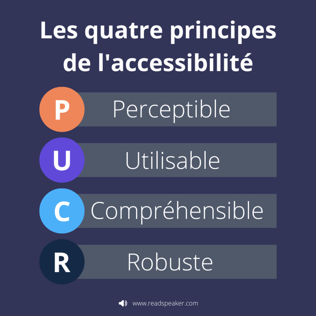 Principes de l'acte législatif européen sur l'accessibilité.