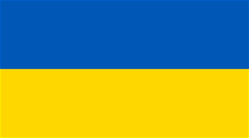 Afbeelding toont het blauw en geel van de Oekraïense vlag