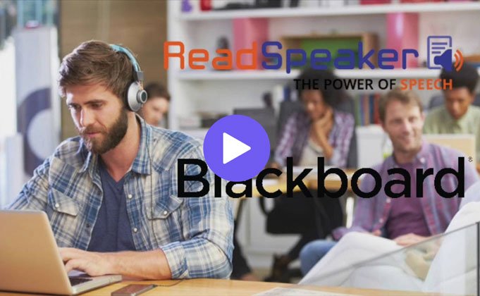 Video 'ReadSpeaker for Blackboard'.